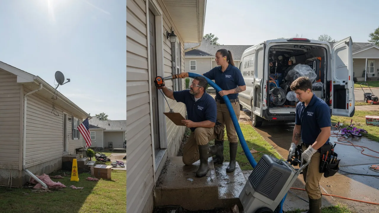 Ceiling Water Damage Restoration in Malaga, NJ near me
